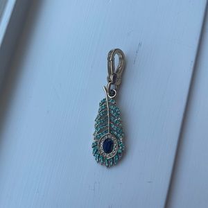 Juicy Couture Peacock Feather charm
